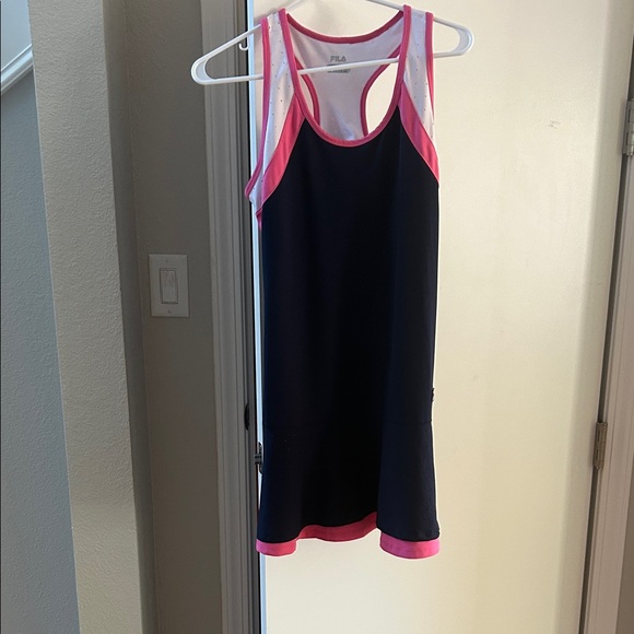 Fila Dark Blue and Pink Sports Dress - Picture 1 of 5